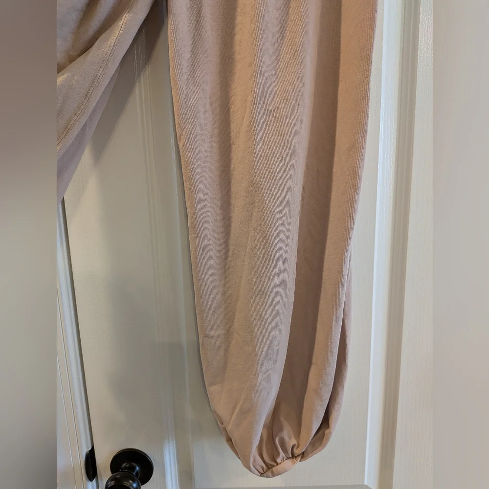 Free People Movement Hot Shot Crossover Pants Joggers Pumice Tan Size XS Lounge - Picture 10 of 16